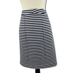 41 Hawthorn women’s striped navy blue and white mini skirt size M